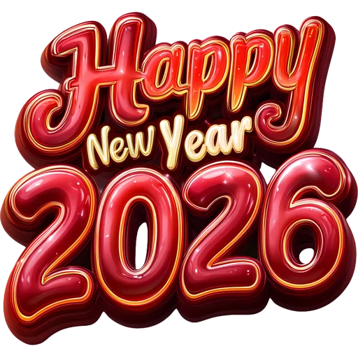 👋 Стикер «Hello 2026» для Telegram
