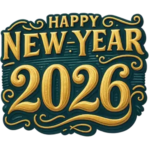 🆕 Стикер «Hello 2026» для Telegram