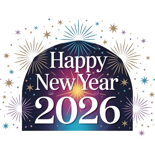 👋 Стикер «Hello 2026» для Telegram
