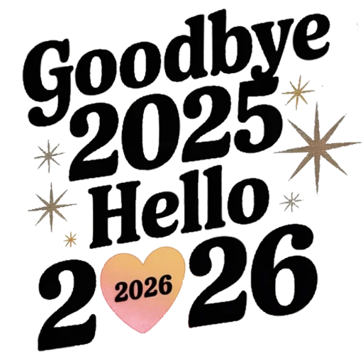 👋 Стикер «Hello 2026» для Telegram