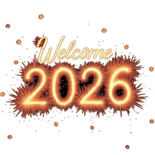👋 Стикер «Hello 2026» для Telegram