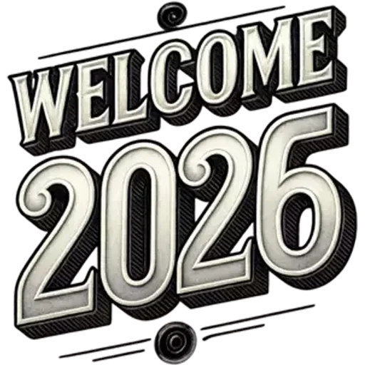 👋 Стикер «Hello 2026» для Telegram