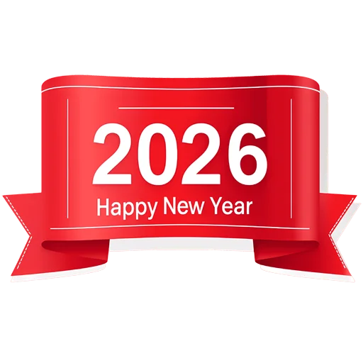 👋 Стикер «Hello 2026» для Telegram