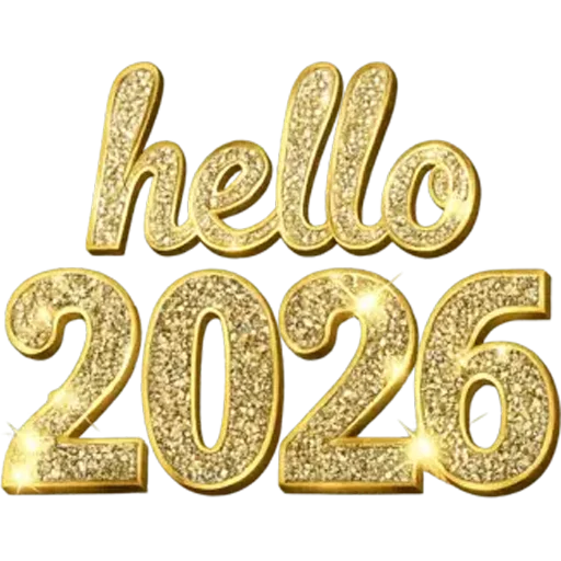 👋 Стикер «Hello 2026» для Telegram