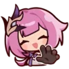 Стикер 32 😘 Набор эмоджи по игре «Honkai Impact 3rd»