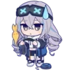 Стикер 21 😘 Набор эмоджи по игре «Honkai Impact 3rd»