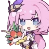 Стикер 55 😘 Набор эмоджи по игре «Honkai Impact 3rd»