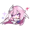 Стикер 29 😘 Набор эмоджи по игре «Honkai Impact 3rd»