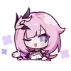 Стикер 52 😘 Набор эмоджи по игре «Honkai Impact 3rd»