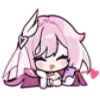 Стикер 51 😘 Набор эмоджи по игре «Honkai Impact 3rd»