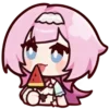Стикер 42 😘 Набор эмоджи по игре «Honkai Impact 3rd»