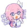 Стикер 26 😘 Набор эмоджи по игре «Honkai Impact 3rd»