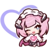 Стикер 38 😘 Набор эмоджи по игре «Honkai Impact 3rd»