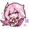 Стикер 46 😘 Набор эмоджи по игре «Honkai Impact 3rd»