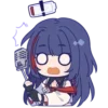 Стикер 17 😘 Набор эмоджи по игре «Honkai Impact 3rd»