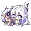 Стикер 27 😏 Набор эмоджи по игре «Honkai Impact 3rd»