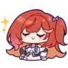 Стикер 55 😏 Набор эмоджи по игре «Honkai Impact 3rd»