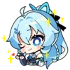 Стикер 21 😏 Набор эмоджи по игре «Honkai Impact 3rd»