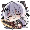 Стикер 53 😏 Набор эмоджи по игре «Honkai Impact 3rd»