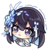 Стикер 16 😏 Набор эмоджи по игре «Honkai Impact 3rd»