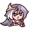 Стикер 6 😏 Набор эмоджи по игре «Honkai Impact 3rd»