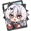 Стикер 52 😏 Набор эмоджи по игре «Honkai Impact 3rd»