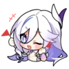 Стикер 25 😏 Набор эмоджи по игре «Honkai Impact 3rd»