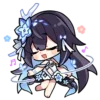 Стикер 12 😏 Набор эмоджи по игре «Honkai Impact 3rd»