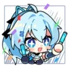 Стикер 19 😏 Набор эмоджи по игре «Honkai Impact 3rd»