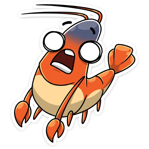 😱 Стикер «Shrimp» для Telegram
