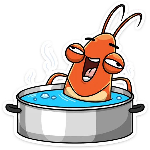 🤤 Стикер «Shrimp» для Telegram