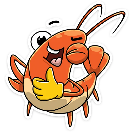 👍 Стикер «Shrimp» для Telegram