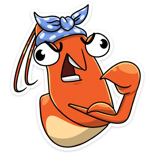 💪 Стикер «Shrimp» для Telegram