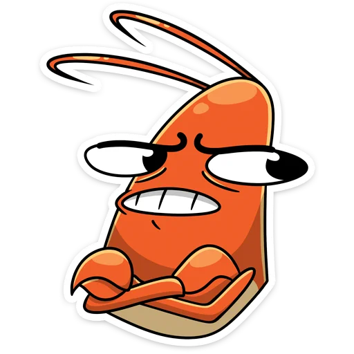 😬 Стикер «Shrimp» для Telegram