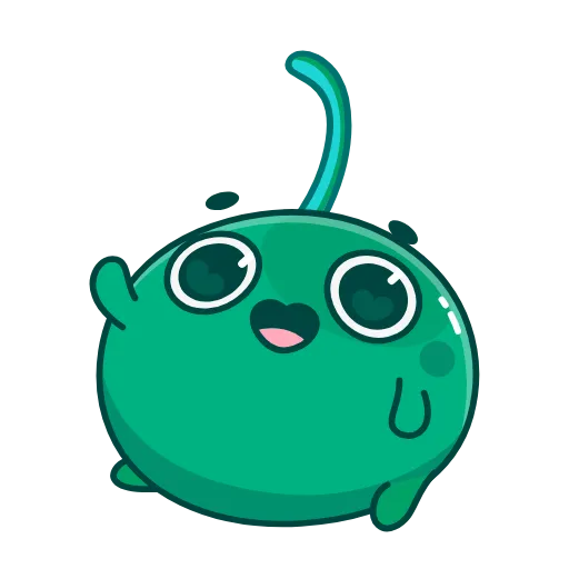 👋 Стикер «Hi cherry» для Telegram
