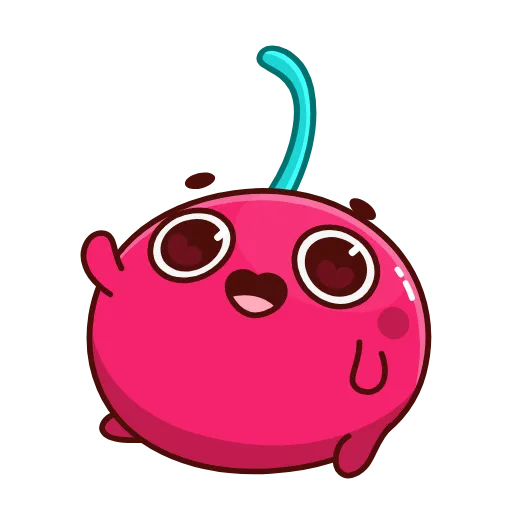 🍒 Стикер «Hi cherry» для Telegram