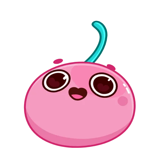 😀 Стикер «Hi cherry» для Telegram