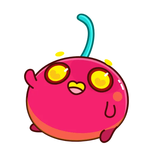 👋 Стикер «Hi cherry» для Telegram