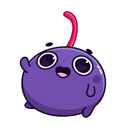 👋 Стикер «Hi cherry» для Telegram