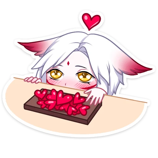 🥰 Стикер «Тёмный Хидэ» для Telegram