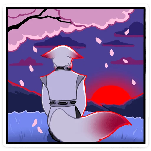 🌌 Стикер «Тёмный Хидэ» для Telegram