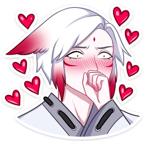 🥰 Стикер «Тёмный Хидэ» для Telegram