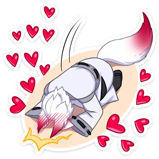 🥰 Стикер «Тёмный Хидэ» для Telegram