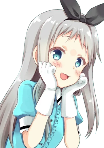 😍 Стикер «Hideri Kanzaki» для Telegram