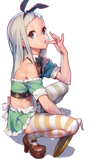 😍 Стикер «Hideri Kanzaki» для Telegram