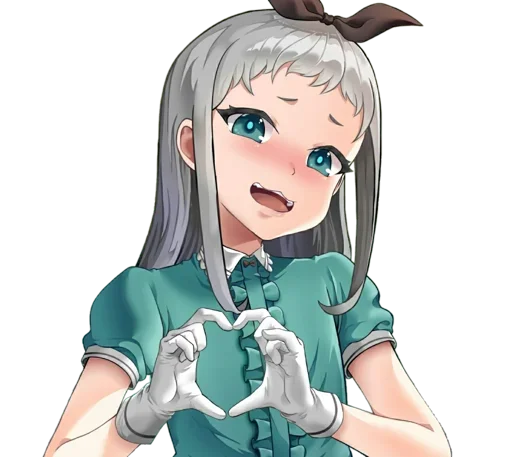😍 Стикер «Hideri Kanzaki» для Telegram