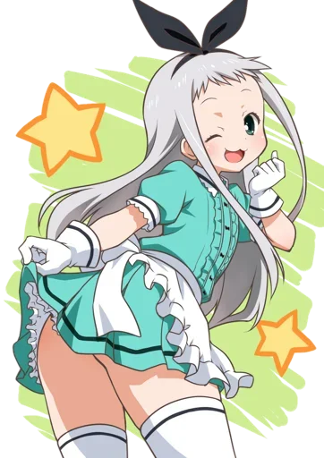 😍 Стикер «Hideri Kanzaki» для Telegram