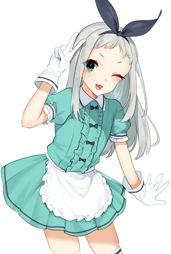 😍 Стикер «Hideri Kanzaki» для Telegram