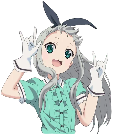 😍 Стикер «Hideri Kanzaki» для Telegram