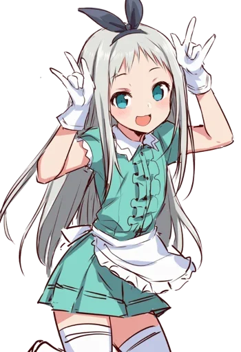 😍 Стикер «Hideri Kanzaki» для Telegram